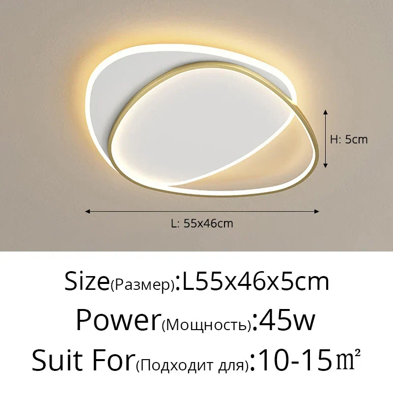 Modern LED Chandelier – Dimmable Indoor Lighting for Bedroom, Living Room, Workspace and Home Decor, 110V/220V