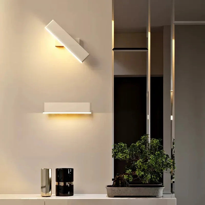 Modern LED Wall Lamp – Adjustable Aluminum Wall Lamp for Living Room, Bedroom, Dining Room and Home Decoration – Indoor Wall Lamp Up and Down