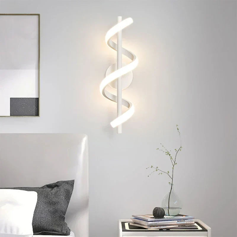 Modern LED wall lamp - Sleek Scandinavian design for bedroom, living room and more