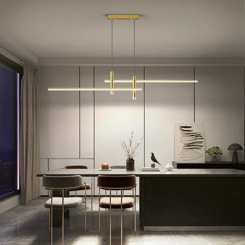 Modern LED Pendant Lamps - Minimalist Lighting for Kitchen Island, Bar and Dining Table