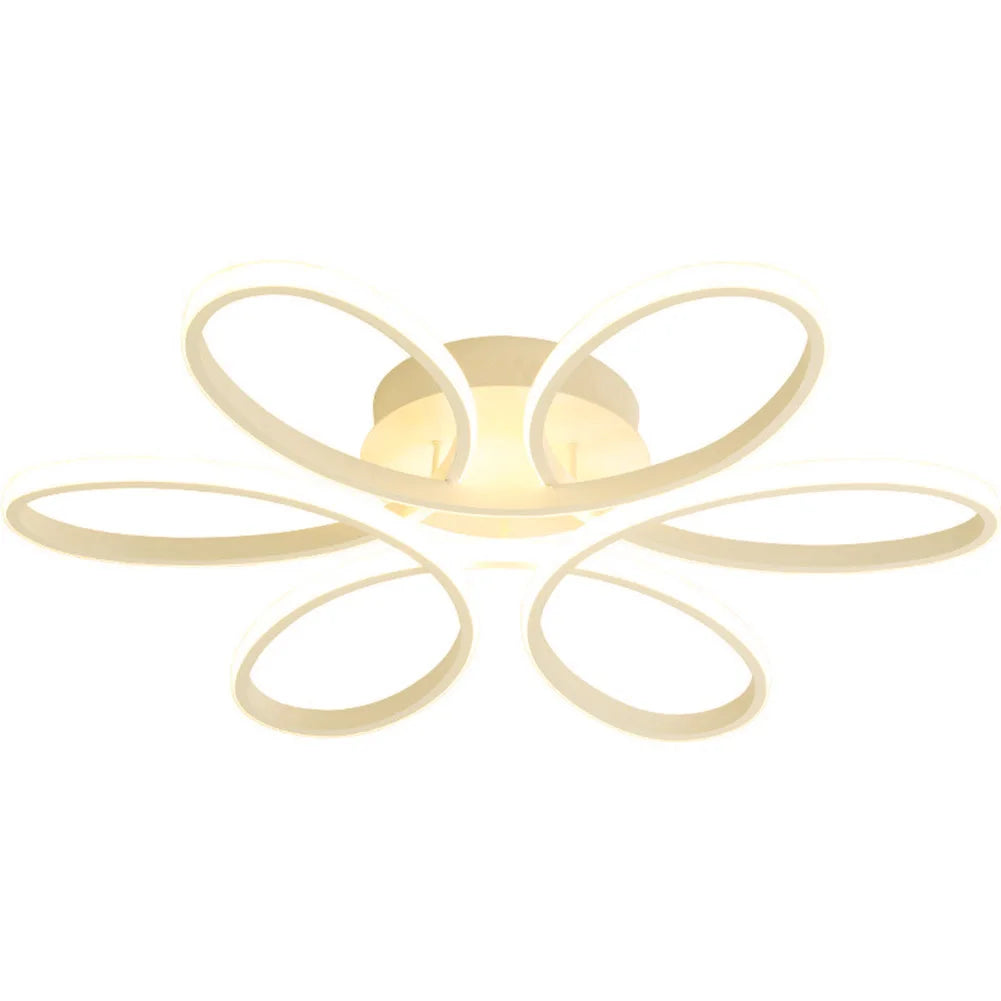 Modern LED flower ceiling lamp | 12W three-color ceiling lamp for living room, hallway, bedroom and more