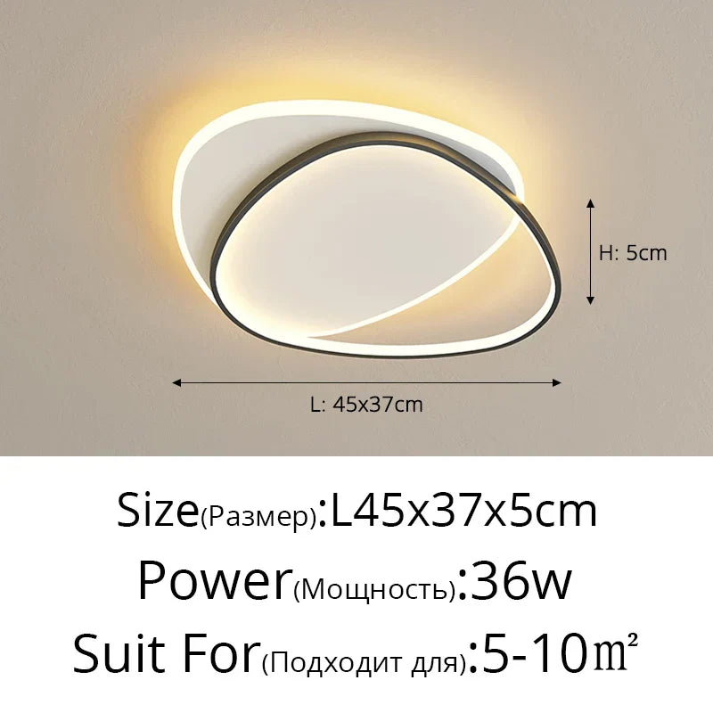 Modern LED Chandelier – Dimmable Indoor Lighting for Bedroom, Living Room, Workspace and Home Decor, 110V/220V