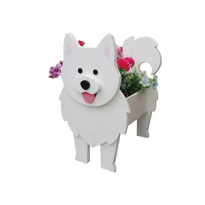 Flower Pot - Pawsome - Dog Plant Container - Various Breeds