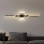 Modern minimalist LED strip wall lamp - dimmable wall lighting for living room, bedroom, restaurant, and bathroom