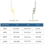 Modern LED Wall Lamp - Minimalist design, up and down light for bedroom, living room, TV sofa and lobby - Dimmable wall mounted lighting