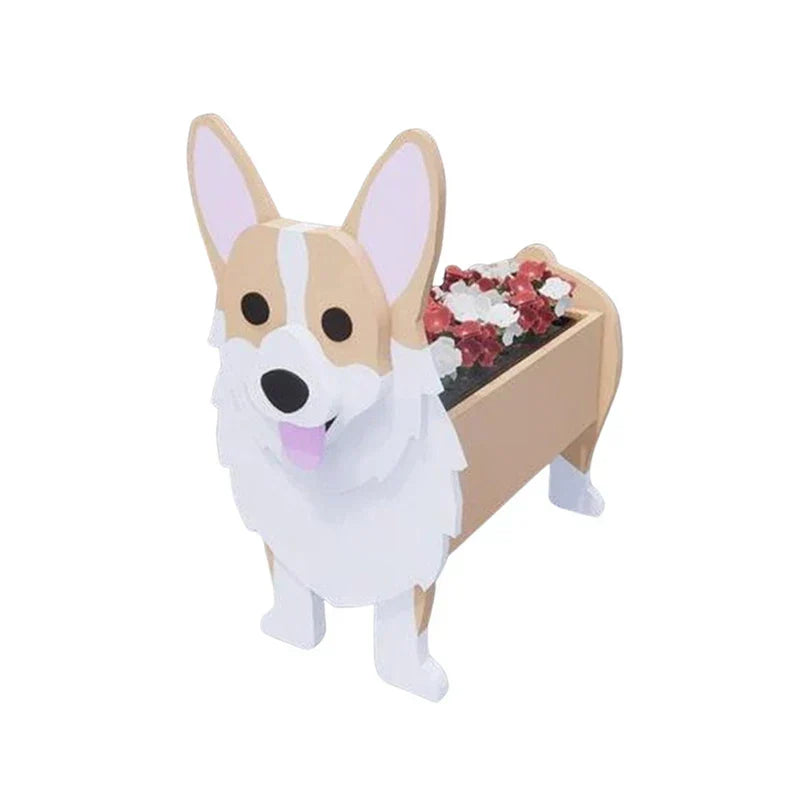 Flower Pot - Pawsome - Dog Plant Container - Various Breeds