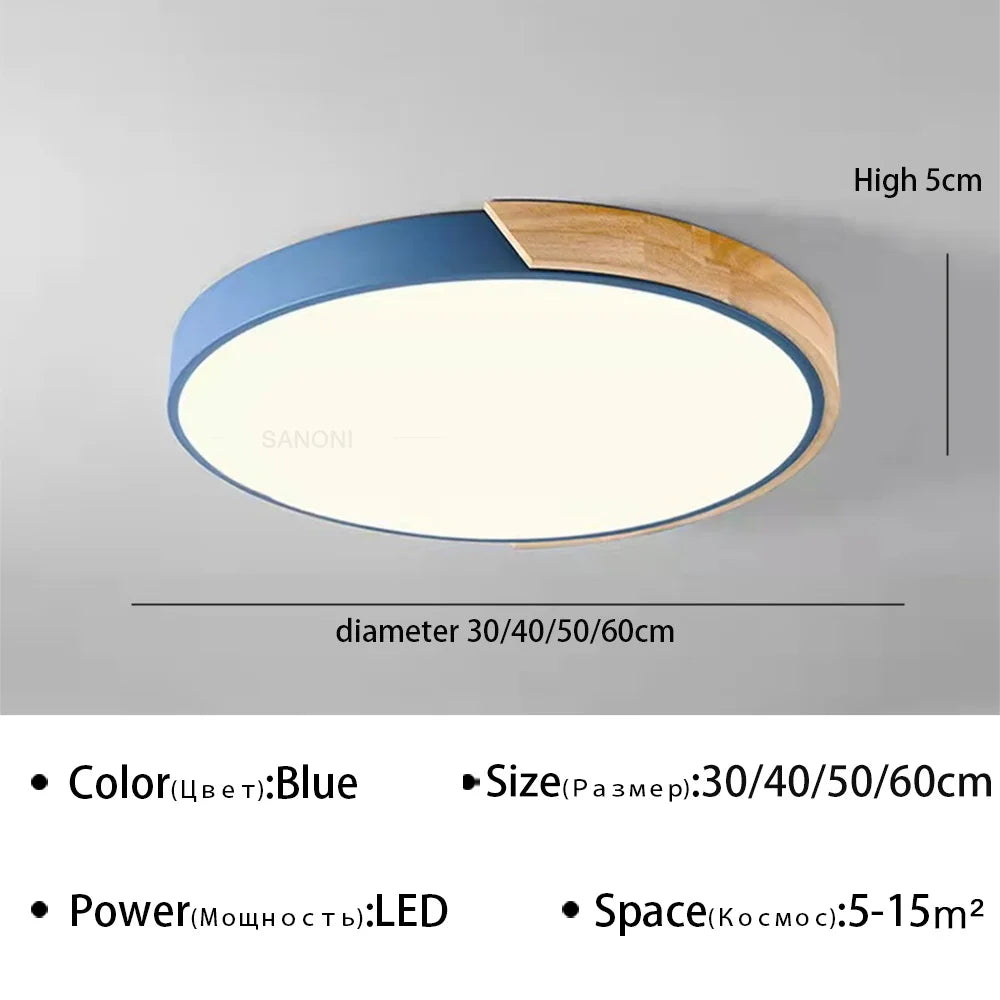 Modern LED ceiling lamp Macaron chandelier