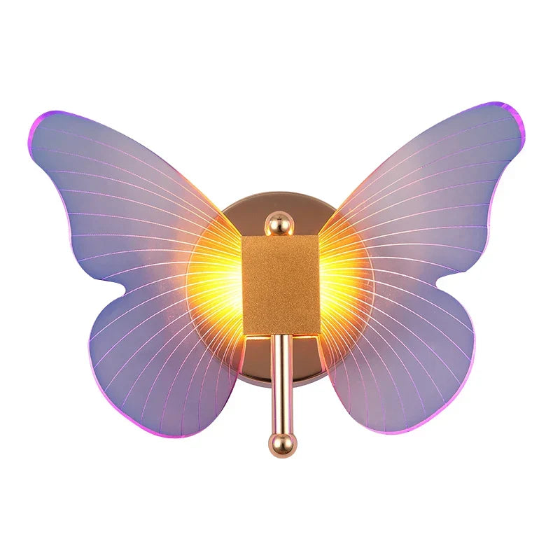 Butterfly LED Wall Lamp: Add colorful elegance to your space