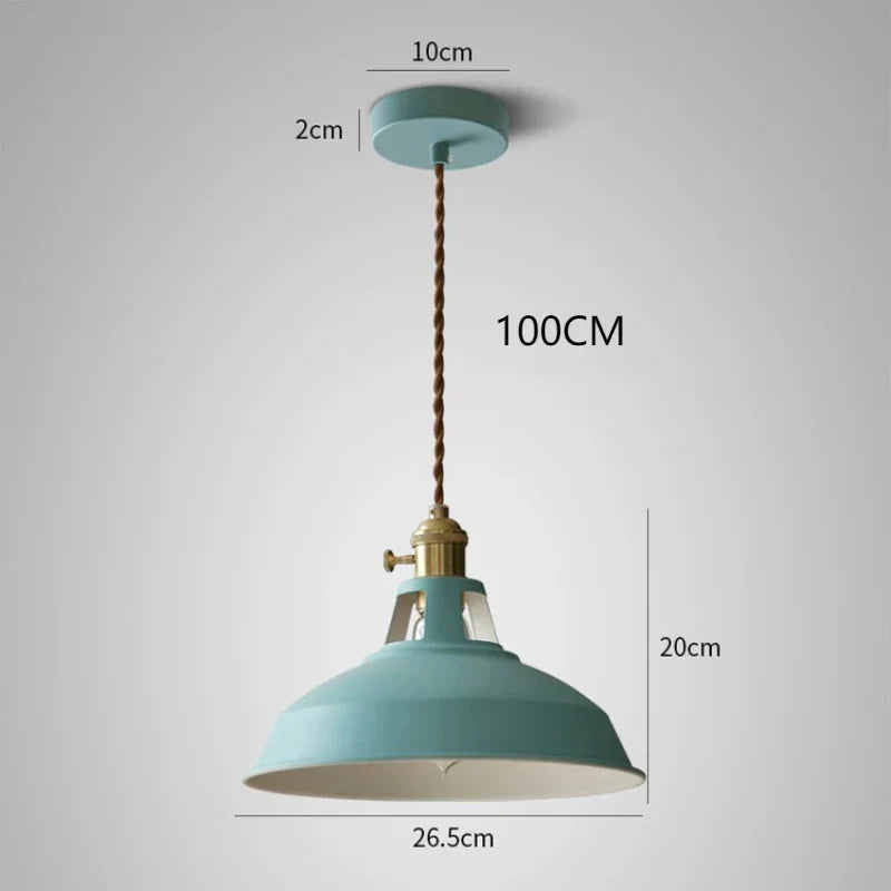 LED Iron Chandelier Pendant - Vintage Pendant Light