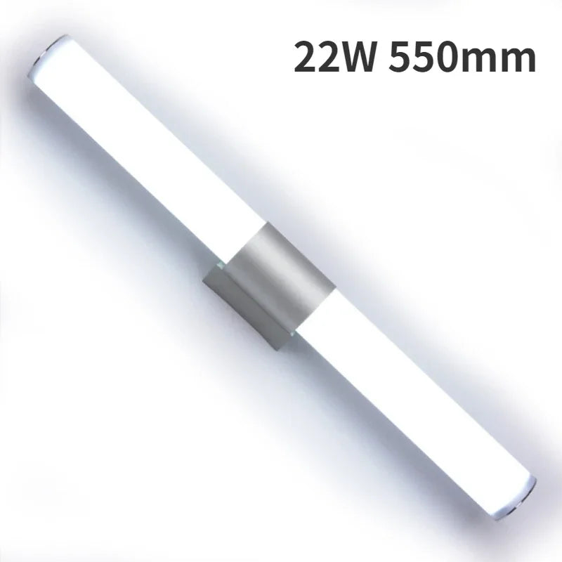 Modern LED Wall Lamp for the Bathroom – Waterproof 12W, 16W, 22W AC85-265V LED Tube Mirror Light