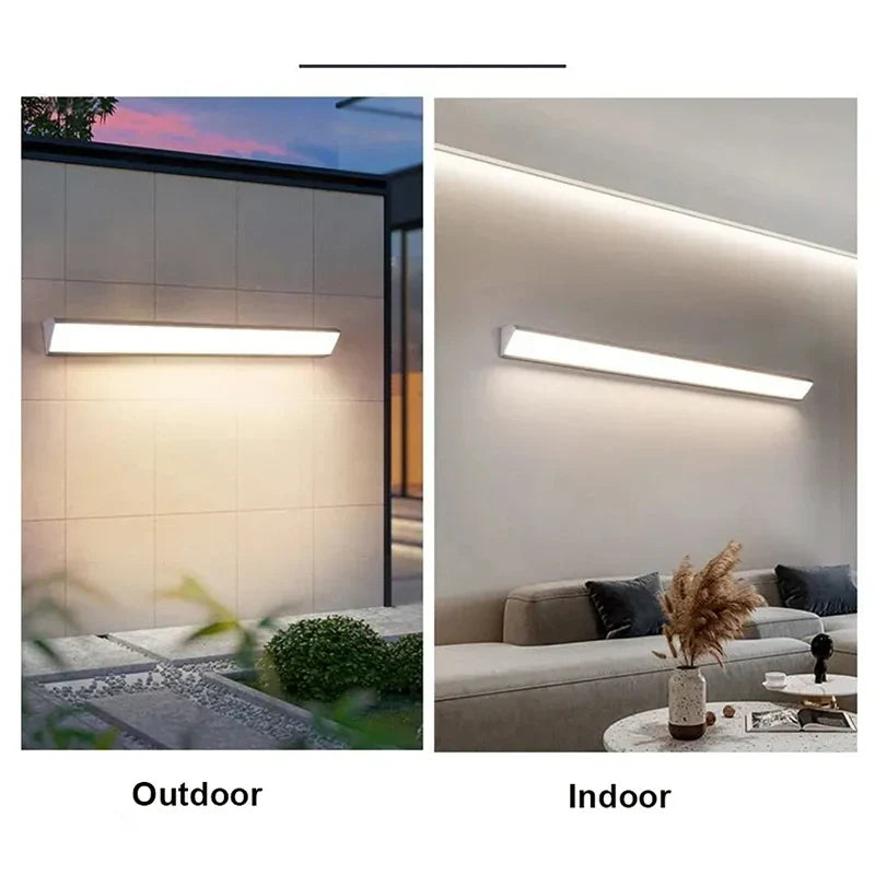 Long stripes-LED-outdoor wall lamps - Waterproof aluminum lamps for porch, garden, hallway