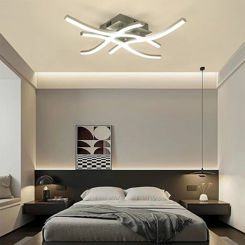 Modern LED ceiling lamp for living room, dining room, bedroom, and balcony