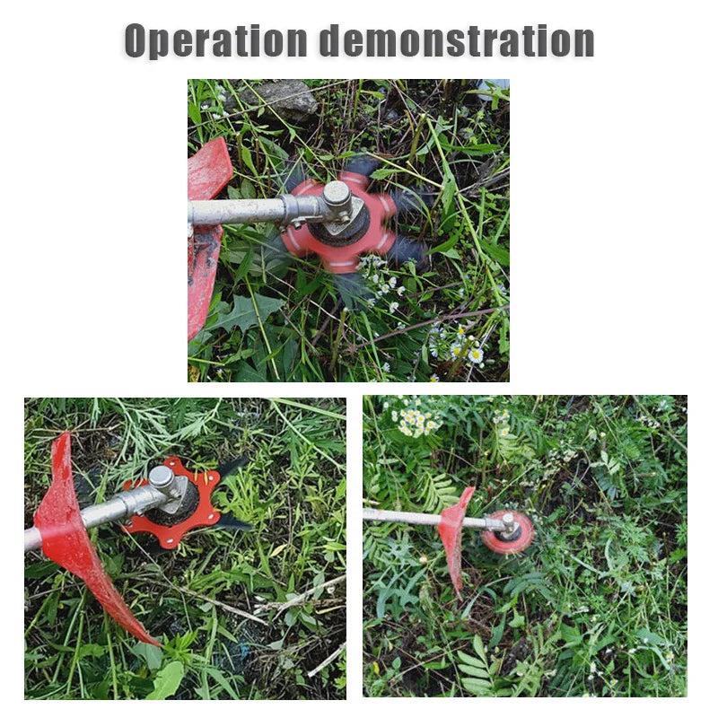 Diy Expert Weed Removal Brush Head with Precision-Cut Blades