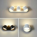 Modern LED Wall Lamp – 330° Adjustable, 3000K & 6500K Adjustable White Light, Aluminum Alloy Wall-Mounted Lamp for Bedroom, Kitchen, and Living Room