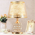 Modern Crystal Table Lamp – European style luxury lamp for wedding gift ideas, cute bedroom and home decor