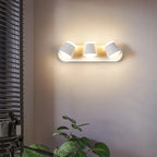 Modern LED Wall Lamp – 330° Adjustable, 3000K & 6500K Adjustable White Light, Aluminum Alloy Wall-Mounted Lamp for Bedroom, Kitchen, and Living Room