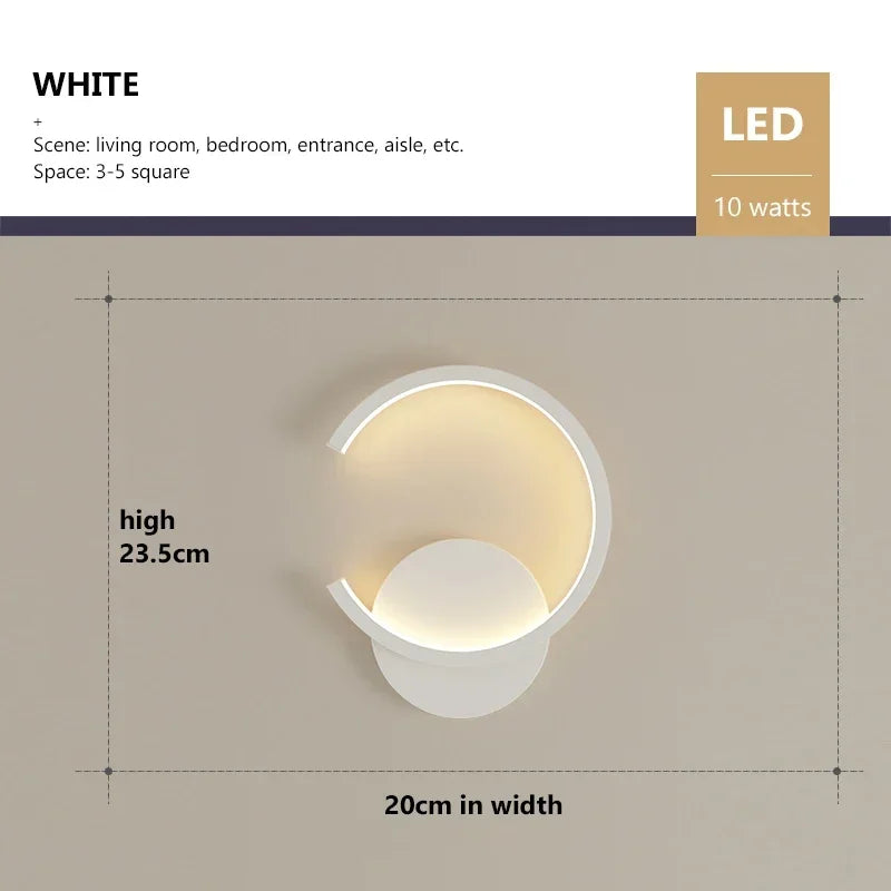 Modern LED Wall Lamp – Nordic Up & Down Wall Lamps for Living Room, Bedroom, Hallway and Home Decoration