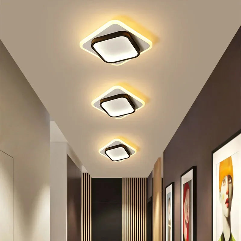 Modern LED Hall Ceiling Lamp Chandelier - Indoor Lighting for Hall, Stairs, Foyer, Balcony, Bedroom, Bathroom