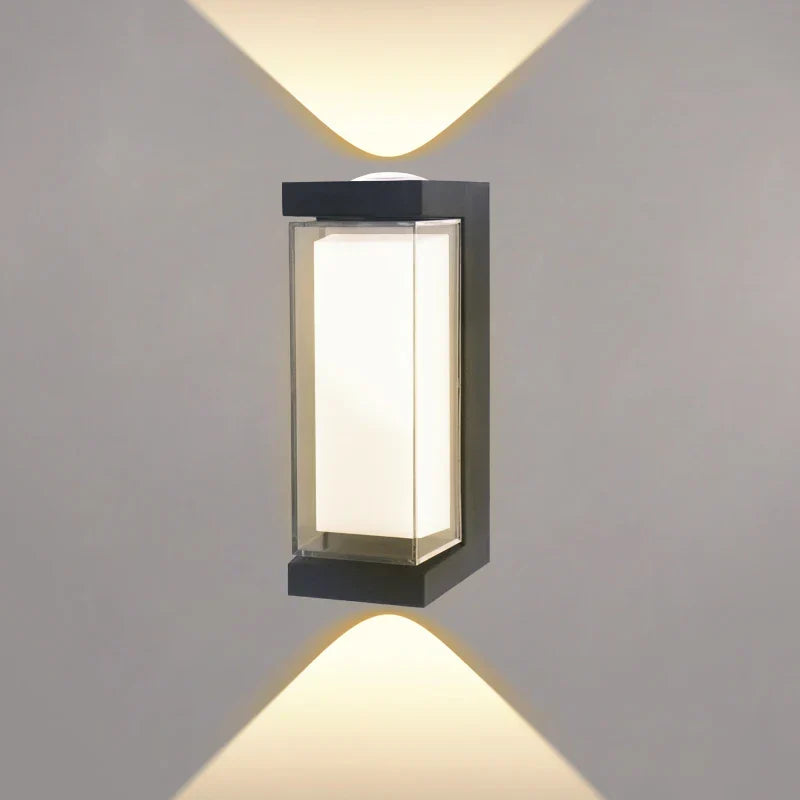 Modern LED outdoor wall lamp – Waterproof wall lamp for porch and balcony for home garden, IP55 rated