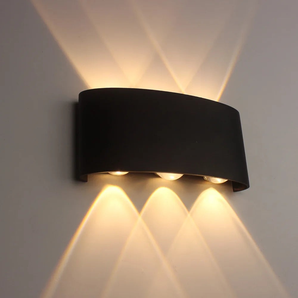 Body Movement Sensor Wall Lamp Waterproof Outdoor LED Wall Switch On Off Lighting Lamps Garden Courtyard Induction Corridor Wall Lamp