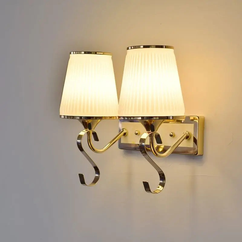 Modern LED wall lamp with glass lampshade | Wall lamps