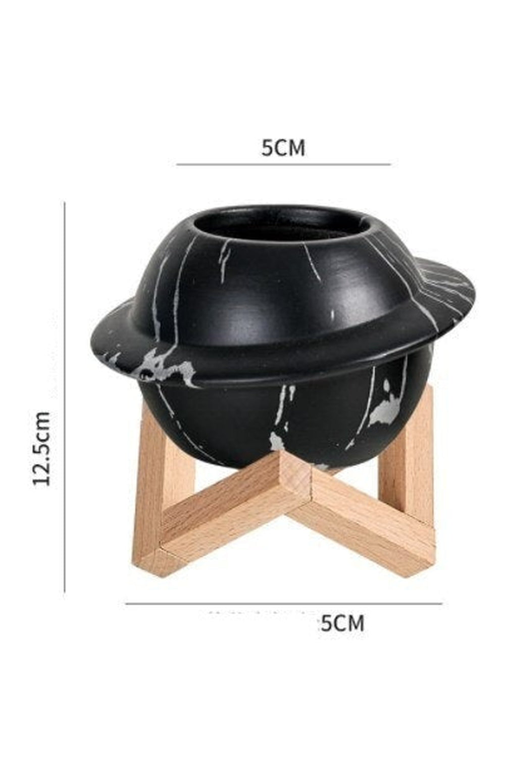 Motif ceramic pot for succulents