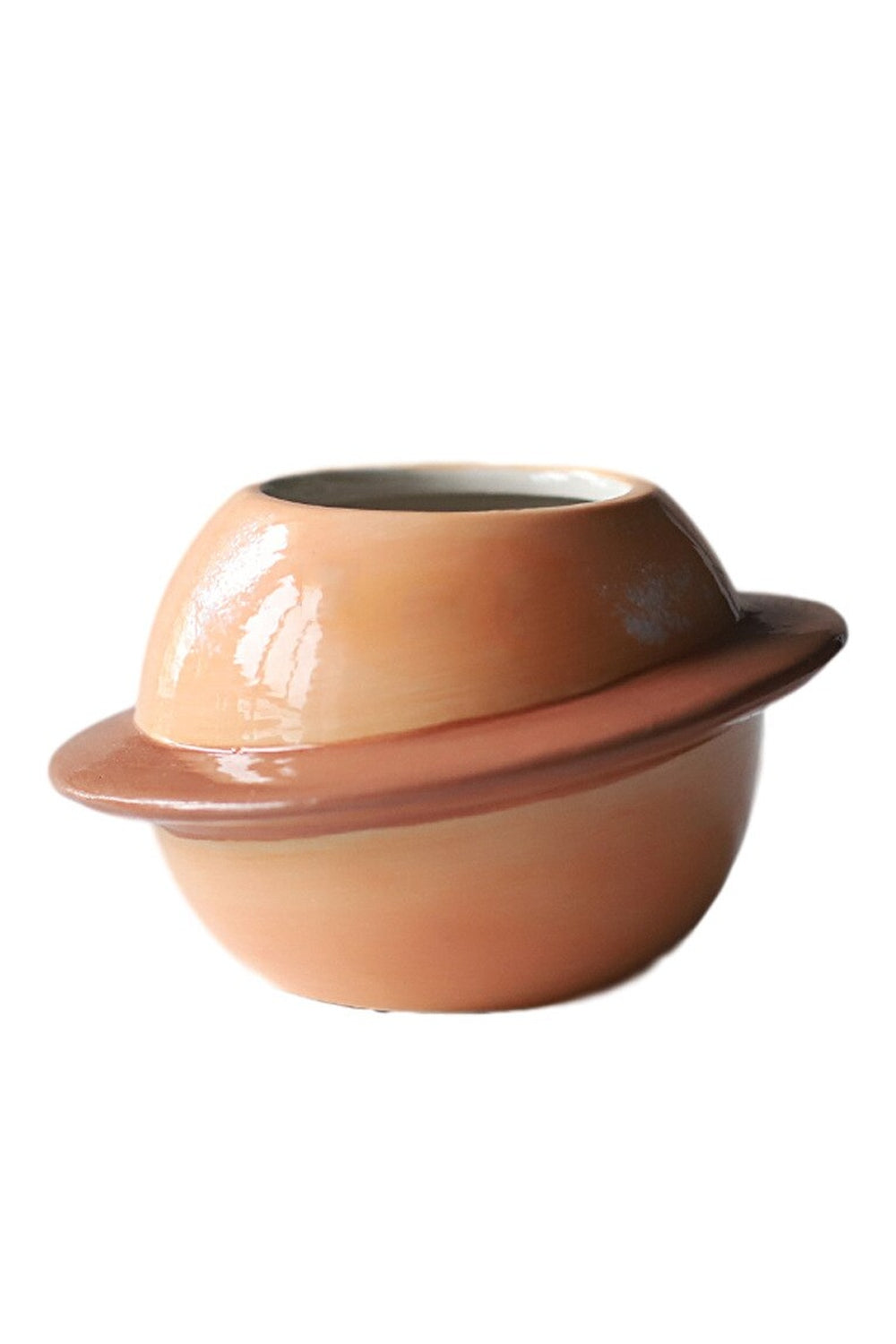 Motif ceramic pot for succulents