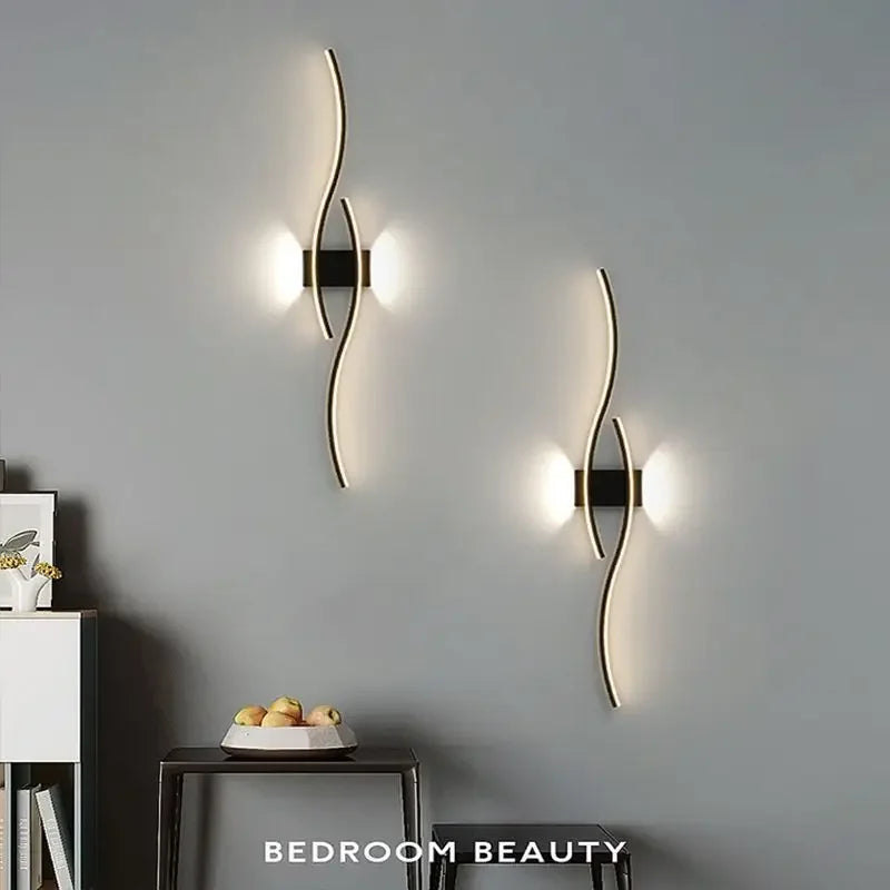 Modern LED Wall Lamp – Wall Lamp for Living Room, Bedroom and Hallway – Stylish Indoor Lighting