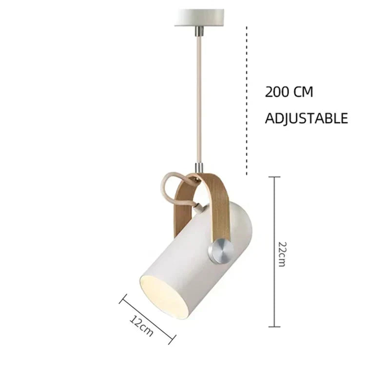 Modern swivel pendant lamp – Adjustable metal pendant lamp for bedroom, living room, dining room or kitchen