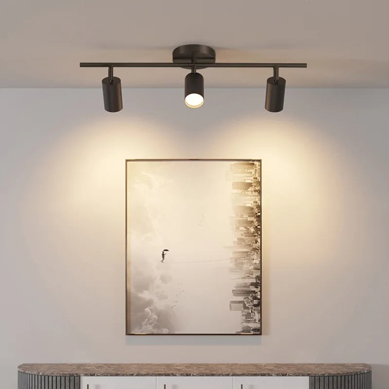 Modern Gold Spotlight Ceiling Lamp – Nordic Minimalist E27 LED Light for Living Room, Bedroom and Kitchen