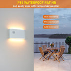 Modern LED outdoor motion sensor waterproof wall lamp - Ideal for garden, courtyard, and corridor lighting