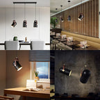 Modern swivel pendant lamp – Adjustable metal pendant lamp for bedroom, living room, dining room or kitchen