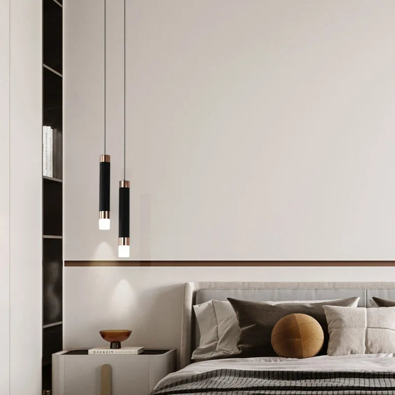 Modern Minimalist LED Pendant Light Chandelier – Adjustable Pendant Light for Bedroom, Living Room and Home Decor