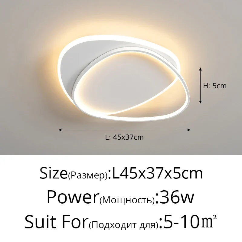 Modern LED Chandelier – Dimmable Indoor Lighting for Bedroom, Living Room, Workspace and Home Decor, 110V/220V