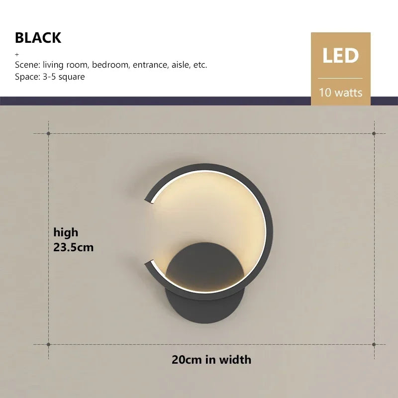Modern LED Wall Lamp – Nordic Up & Down Wall Lamps for Living Room, Bedroom, Hallway and Home Decoration