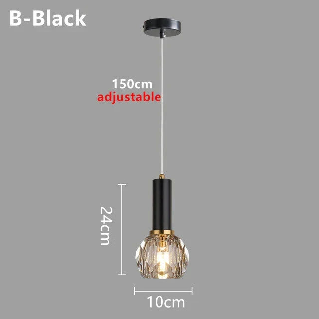 LED Nordic Modern Small Chandelier G9 AC90-260V Bedroom Nightstand Chandelier Dining Room Living Room Bar Creative Crystal Light