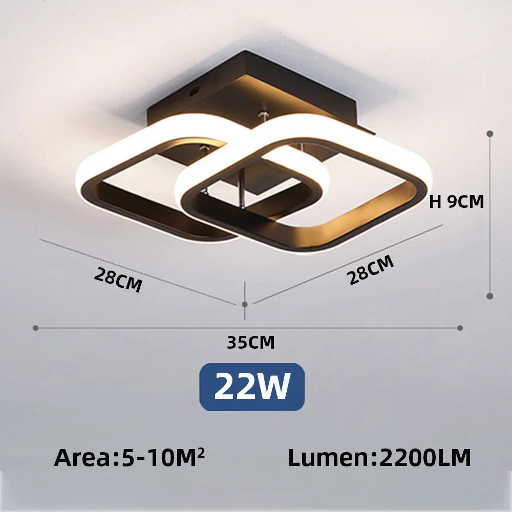 IRALAN Ceiling lamp LED corridor ceiling lamp for kitchen bedroom living room balcony corridor lamp home decoration entrance rail lighting