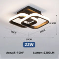 IRALAN Ceiling lamp LED corridor ceiling lamp for kitchen bedroom living room balcony corridor lamp home decoration entrance rail lighting