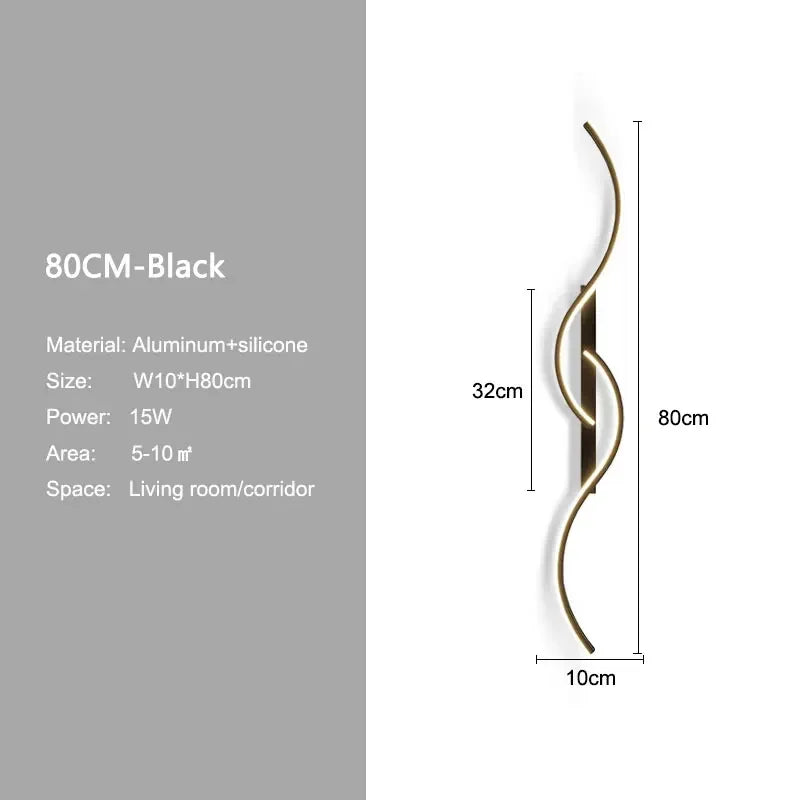 Modern LED Wall Lamps – Up and Down Wall Lamps for Bedrooms, Hallways, and Indoor Lighting