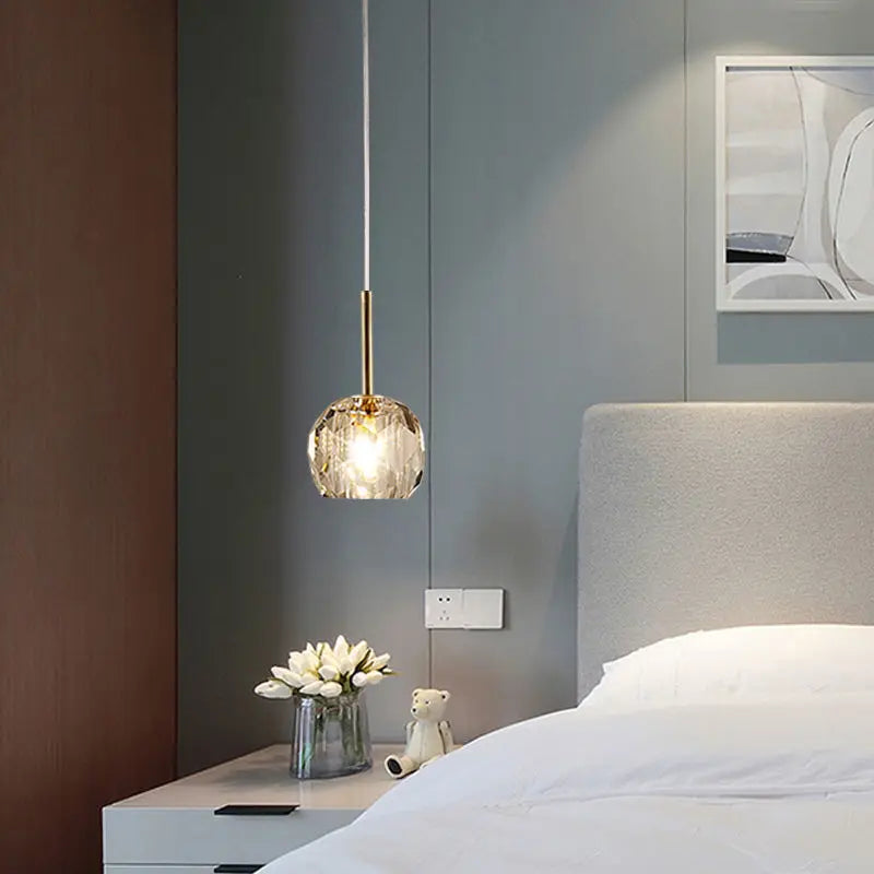 LED Nordic Modern Small Chandelier G9 AC90-260V Bedroom Nightstand Chandelier Dining Room Living Room Bar Creative Crystal Light