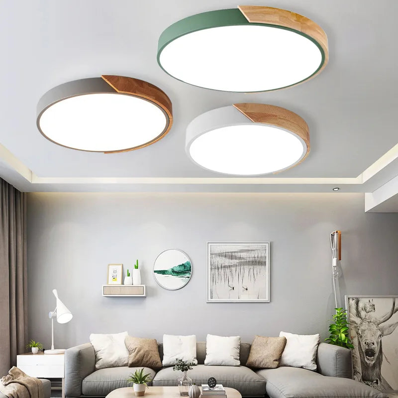 Modern LED ceiling lamp Macaron chandelier