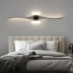 Modern LED Wall Lamp - Black, white and gold wall lamp for living room, bedroom, bedside table and decorative lighting