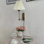 Modern swivel wall lamp – LED origami lampshade for bedroom, living room and bathroom decoration