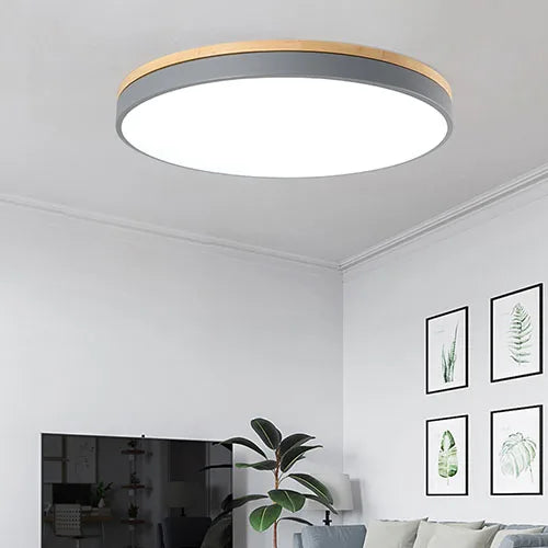 Modern LED Ceiling Lamp – 27W Surface Mount Lamp with warm, cold, and natural light options for living room, bedroom, and kitchen