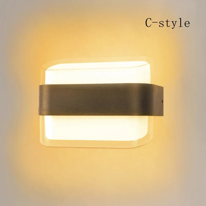 Modern Minimalistic LED Wall Lamp – 10W Wall Lamp for Living Room, Bedroom, Hallway and Restaurant Lighting