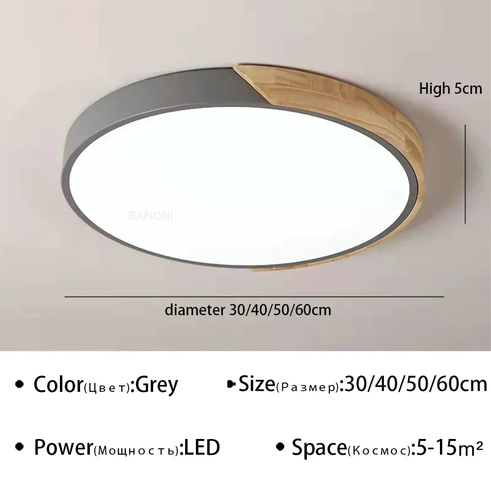 Modern LED ceiling lamp Macaron chandelier
