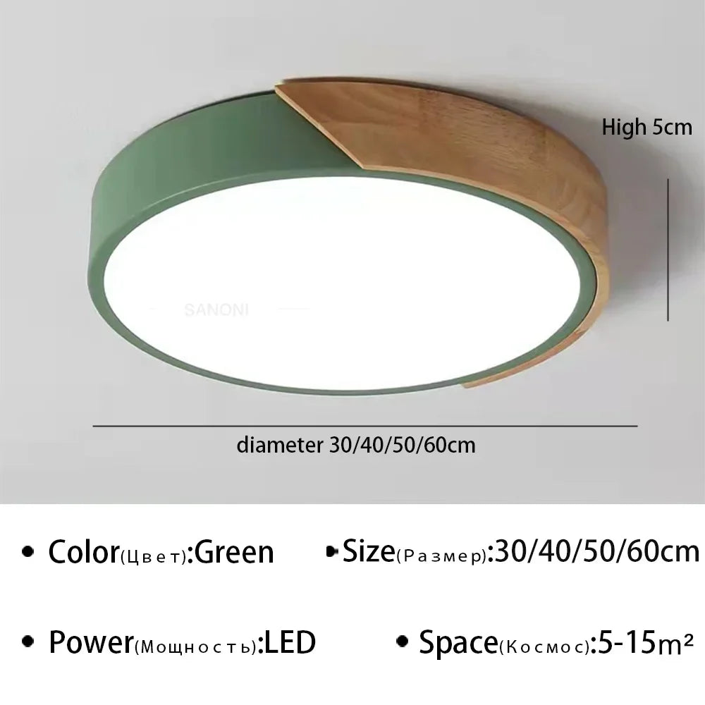 Modern LED ceiling lamp Macaron chandelier