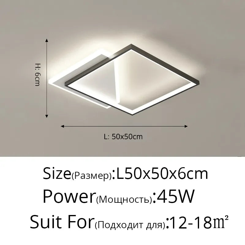 Modern LED Chandelier – Dimmable Indoor Lighting for Bedroom, Living Room, Workspace and Home Decor, 110V/220V
