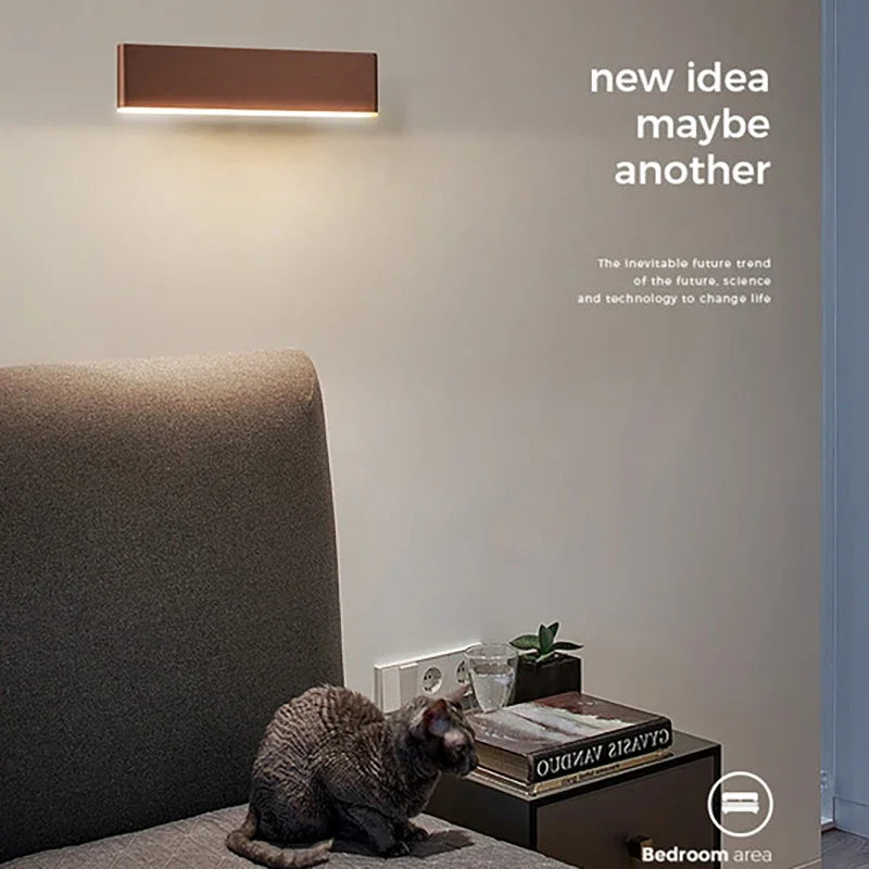 Modern LED Wall Lamp – Adjustable Aluminum Wall Lamp for Living Room, Bedroom, Dining Room and Home Decoration – Indoor Wall Lamp Up and Down
