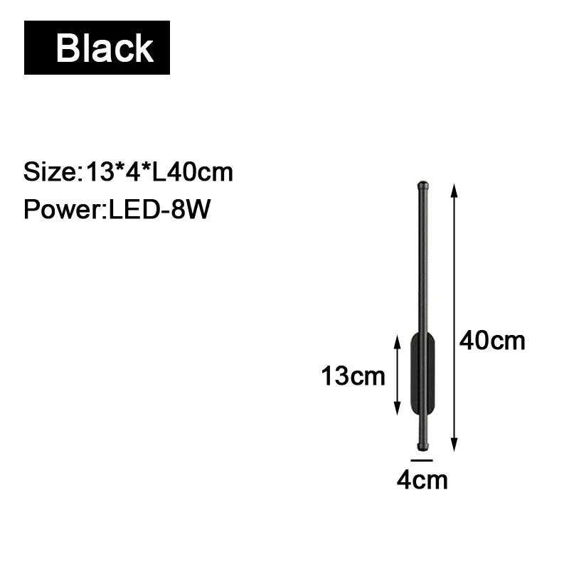Gold Black Indoor LED Wall Lamps: Stylish lighting for your space